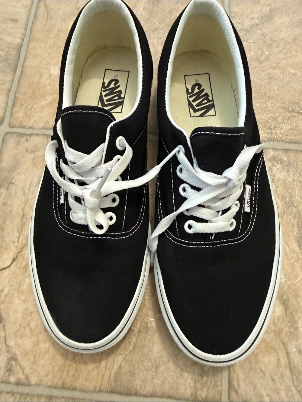 NWOT Vans Authentic Black White Sneakers Women’s 11 Men’s 9.5
